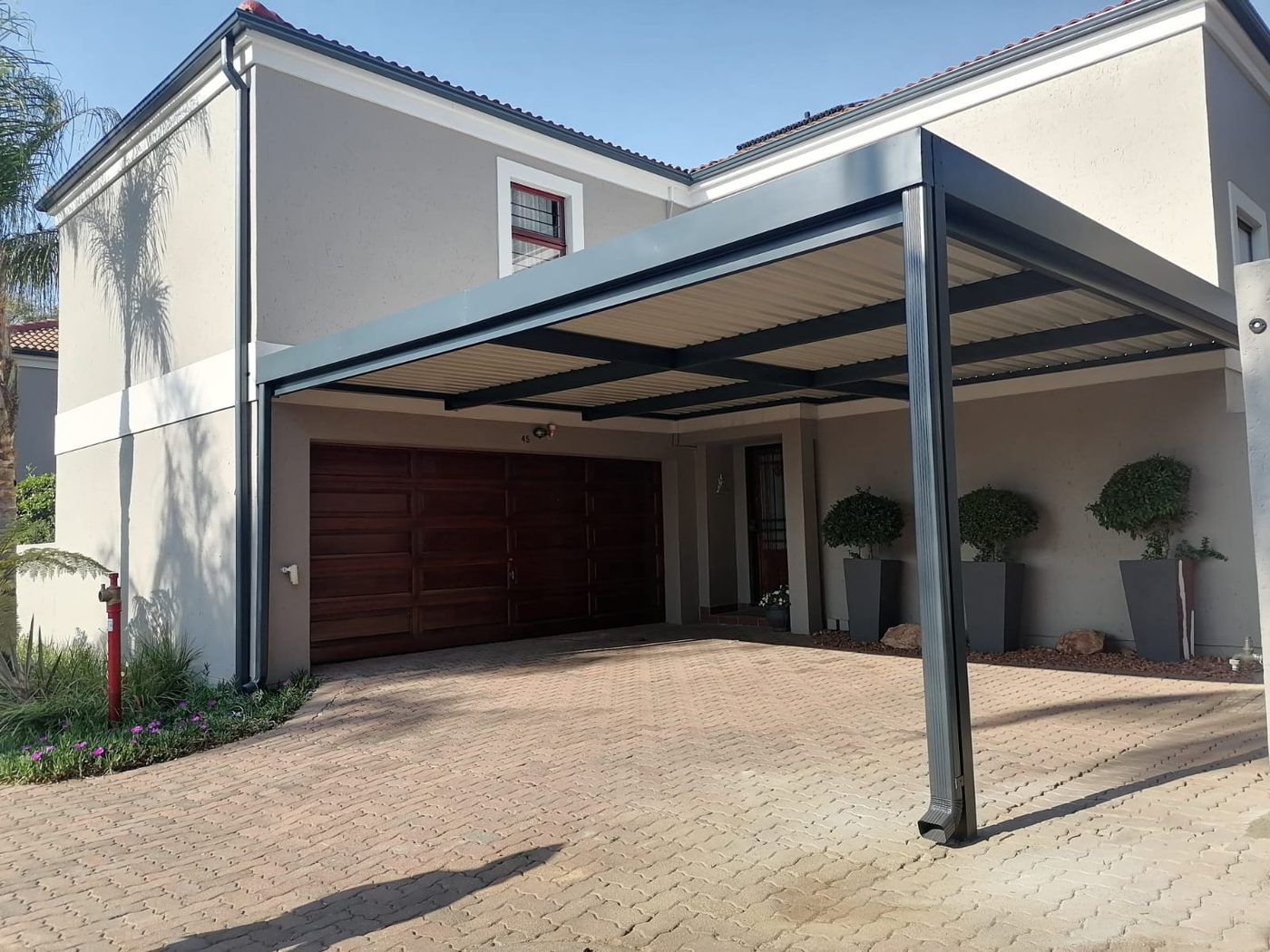 Fixed IBR patio cover