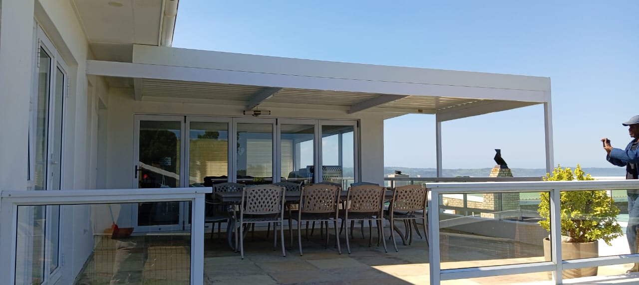 Fixed IBR awning, Eastern Cape project