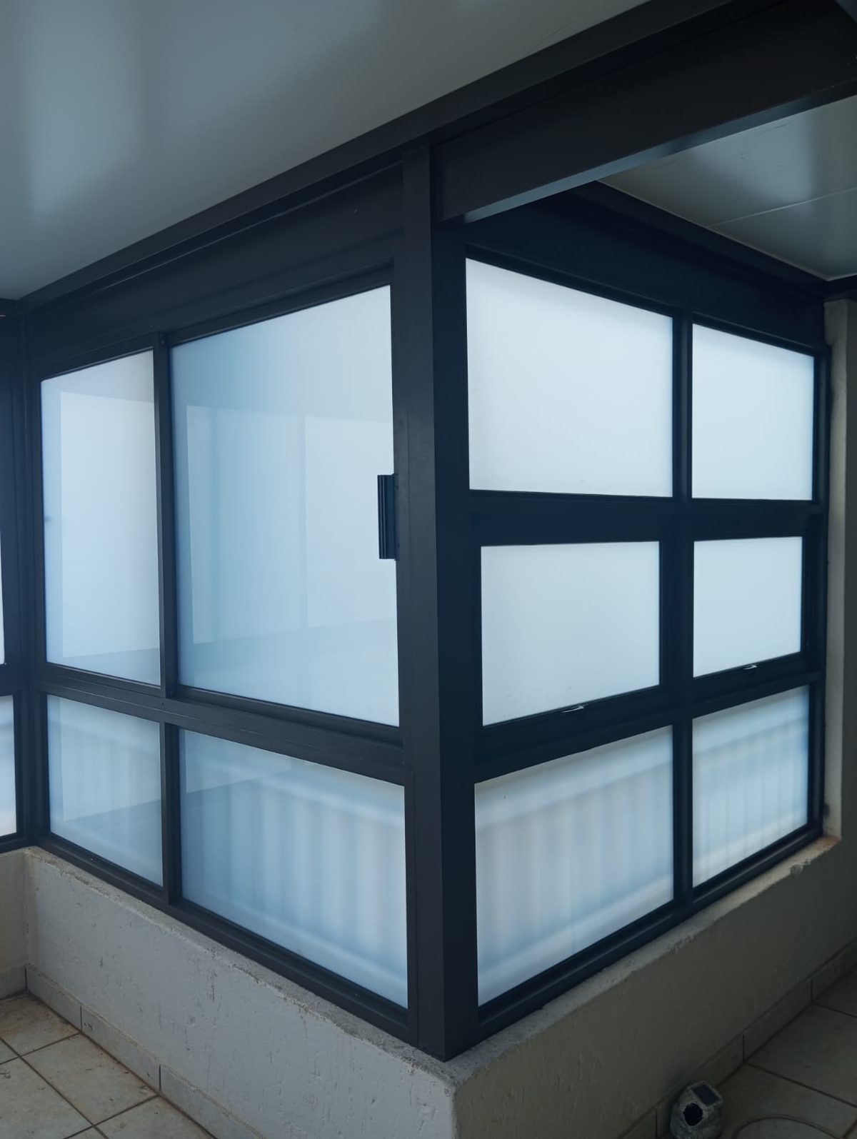 Aluminium casement windows