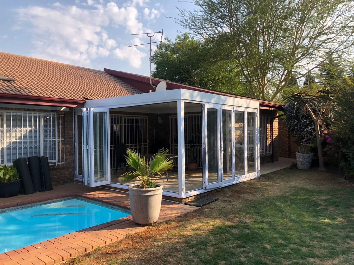Patio enclosure sliders