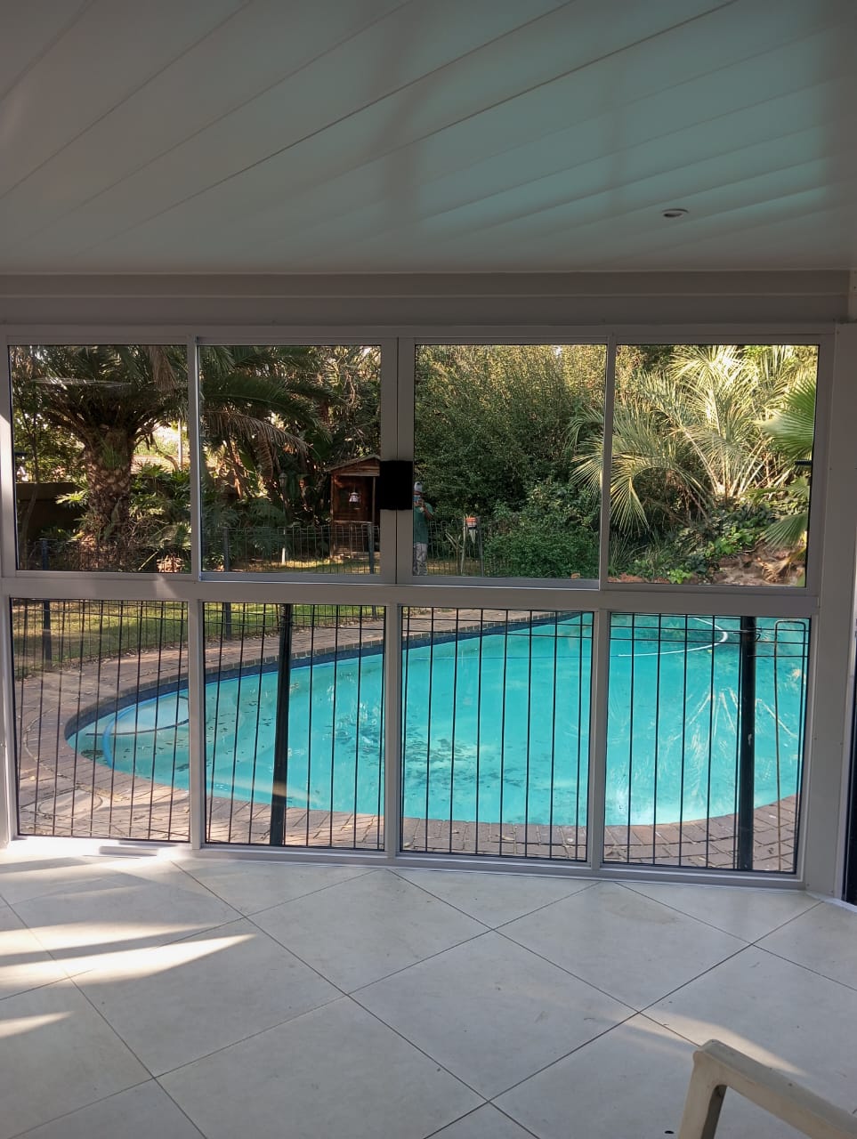Enclosed patio living space